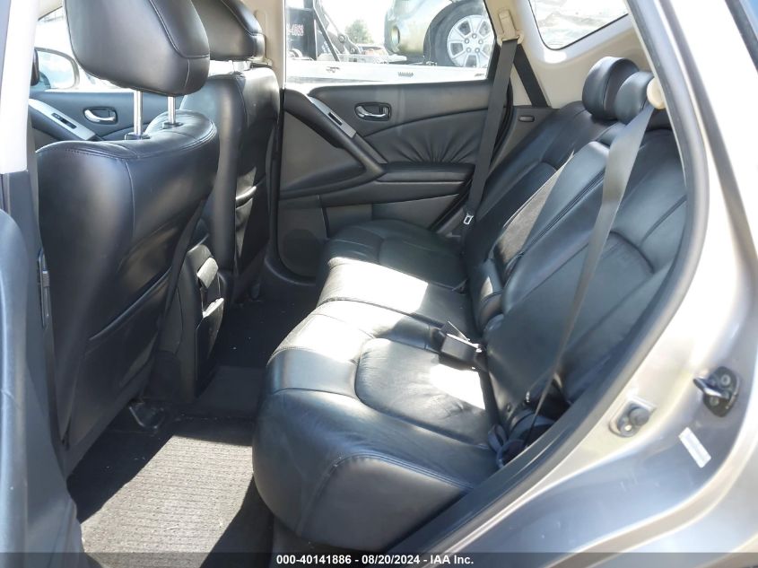 2009 Nissan Murano Sl VIN: JN8AZ18U29W006498 Lot: 40141886