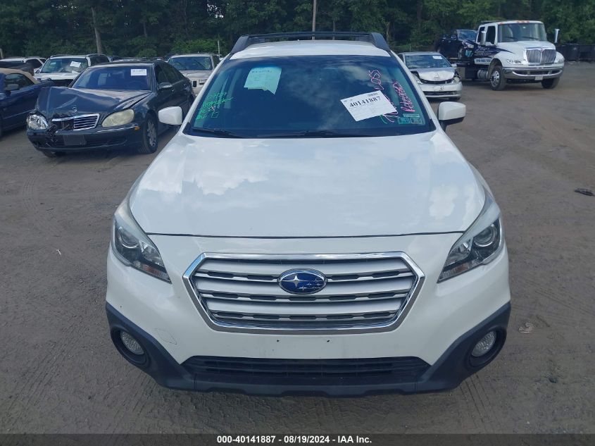 2016 Subaru Outback 2.5I Premium VIN: 4S4BSACC0G3226588 Lot: 40141887