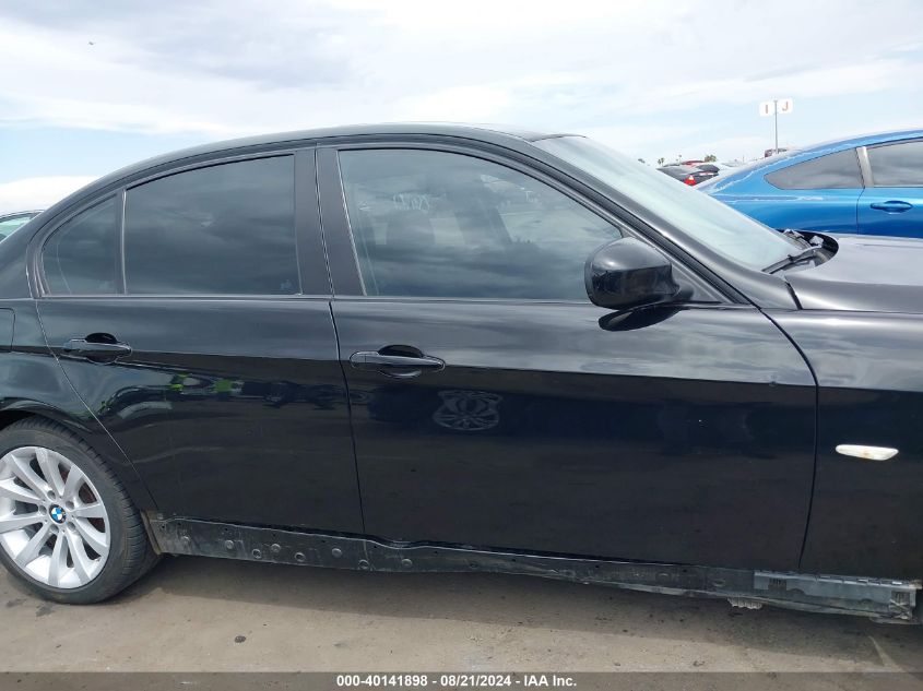 2011 BMW 328I VIN: WBAPH5G50BNM76807 Lot: 40141898