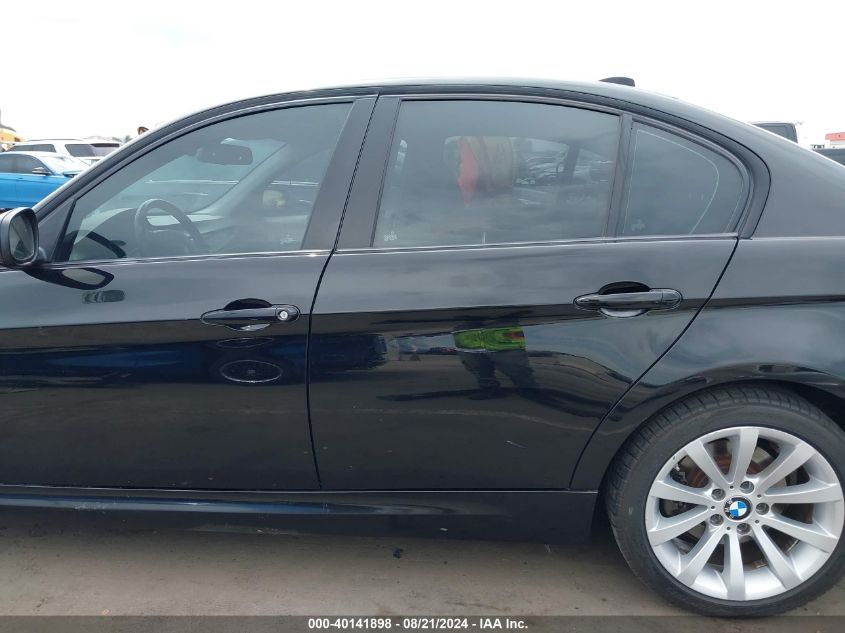 2011 BMW 328I VIN: WBAPH5G50BNM76807 Lot: 40141898