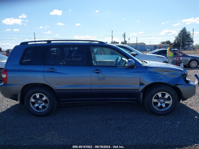 2006 Toyota Highlander V6 VIN: JTEEP21A360143470 Lot: 40141922