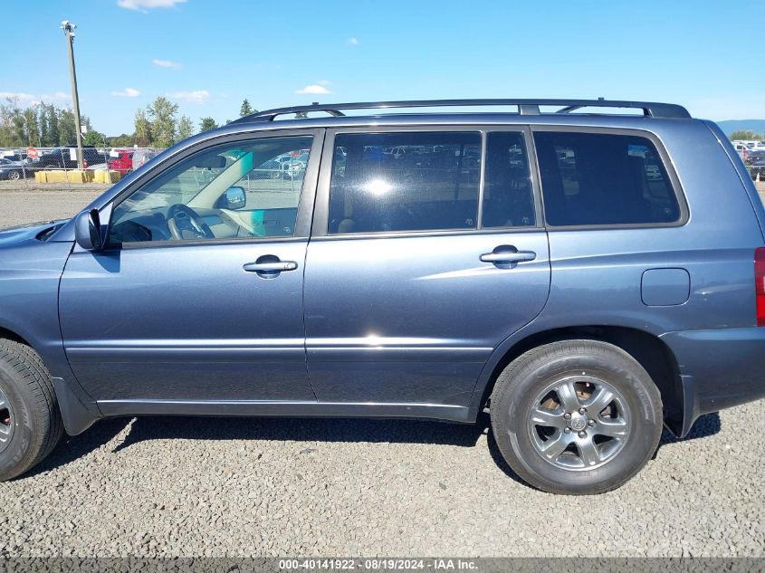 2006 Toyota Highlander V6 VIN: JTEEP21A360143470 Lot: 40141922