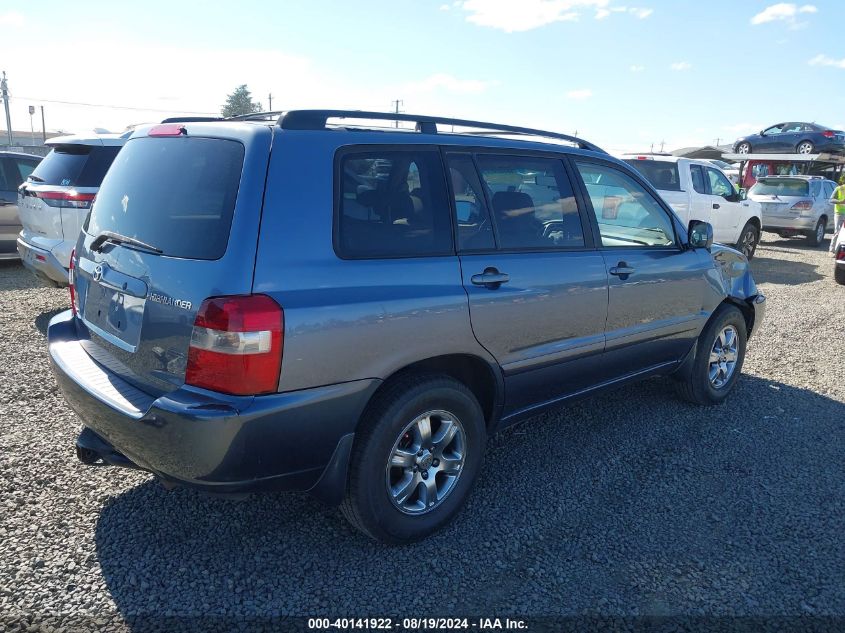 2006 Toyota Highlander V6 VIN: JTEEP21A360143470 Lot: 40141922