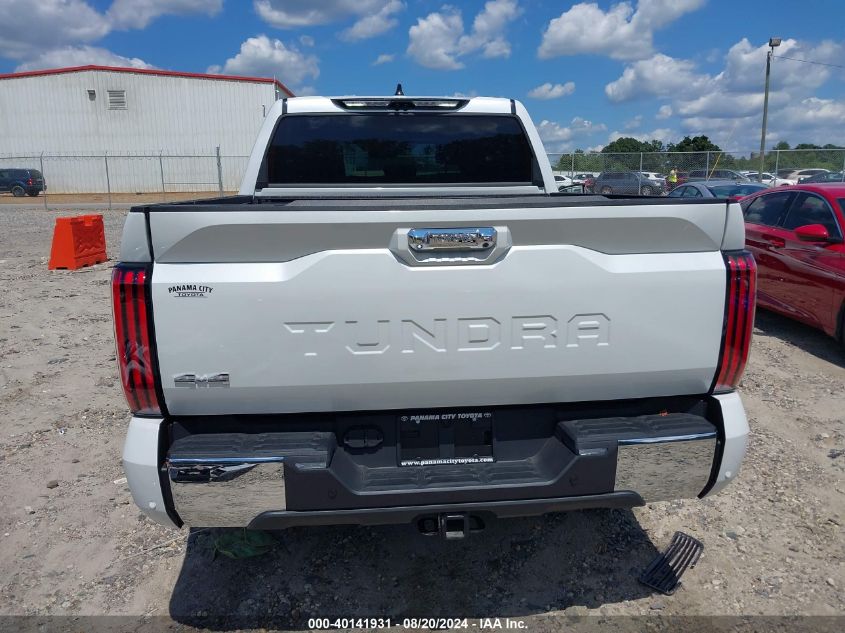 2024 Toyota Tundra Hybrid 1794 Edition VIN: 5TFMC5DBXRX074337 Lot: 40141931