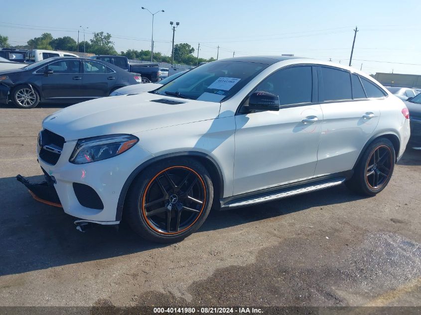 2019 Mercedes-Benz Gle Coupe 43 Amg VIN: 4JGED6EB1KA153891 Lot: 40141980