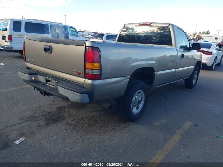 2000 GMC New Sierra C2500 VIN: 1GTGC24U7YE116342 Lot: 40142030