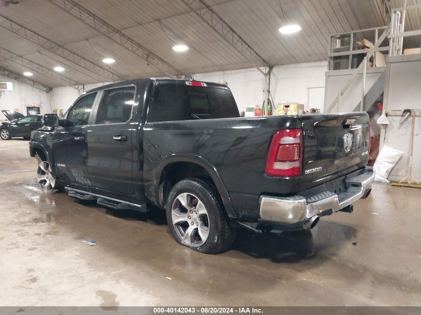 2019 Ram 1500 Laramie 4X4 5'7 Box VIN: 1C6SRFJTXKN917860 Lot: 40142043