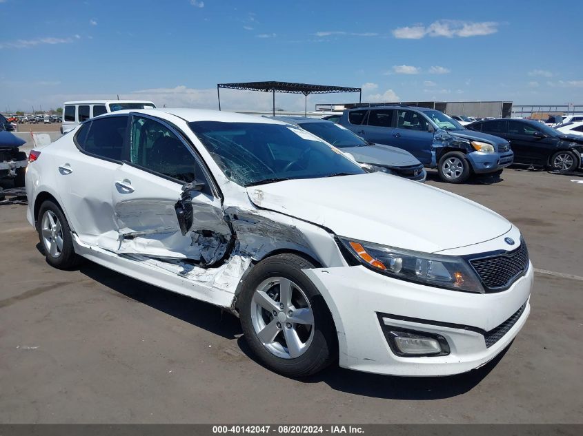 2015 Kia Optima Lx VIN: 5XXGM4A74FG407512 Lot: 40142047