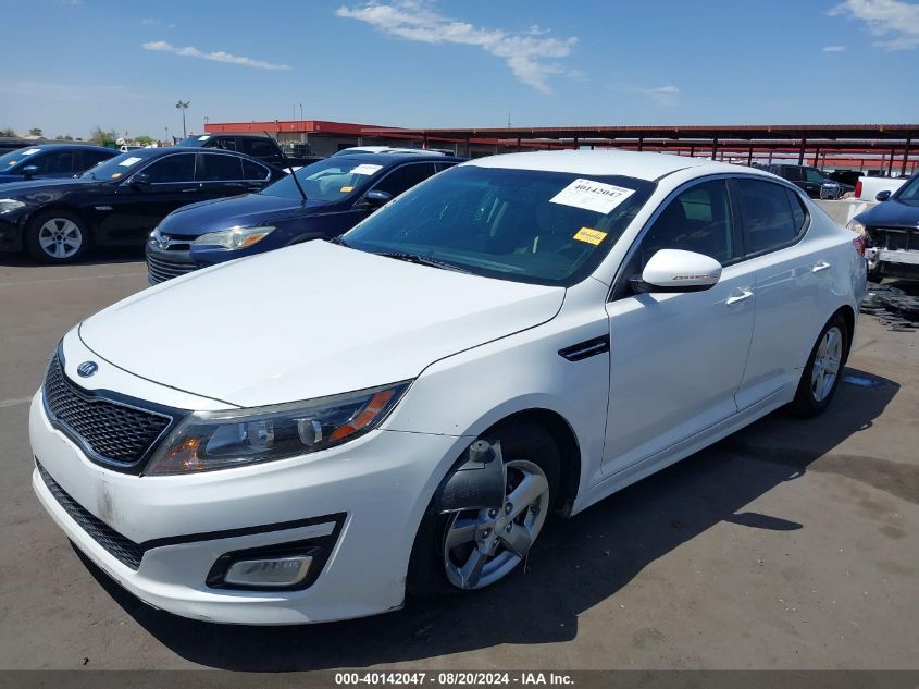 2015 Kia Optima Lx VIN: 5XXGM4A74FG407512 Lot: 40142047