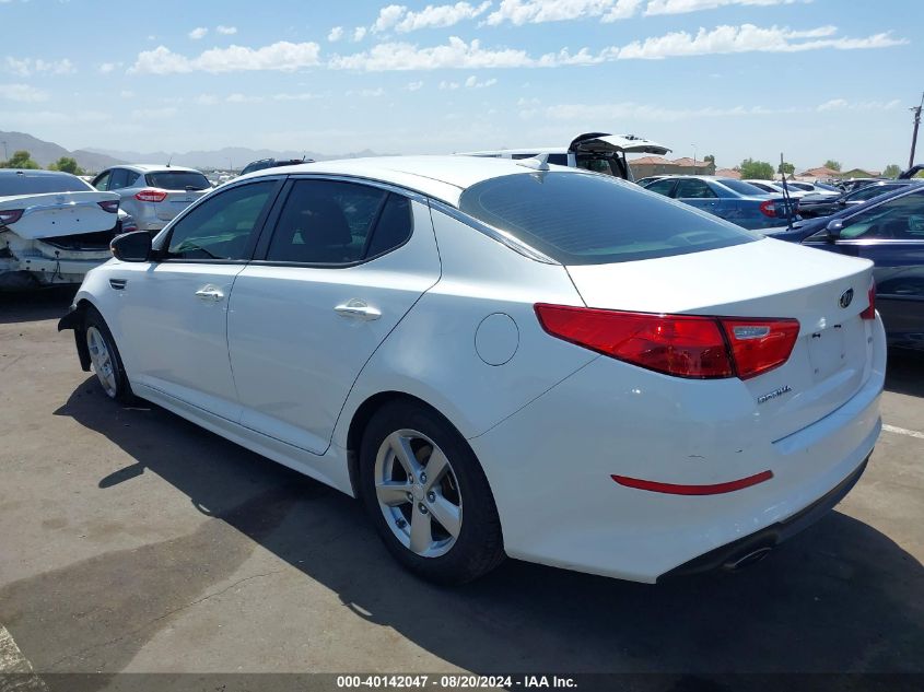 2015 Kia Optima Lx VIN: 5XXGM4A74FG407512 Lot: 40142047