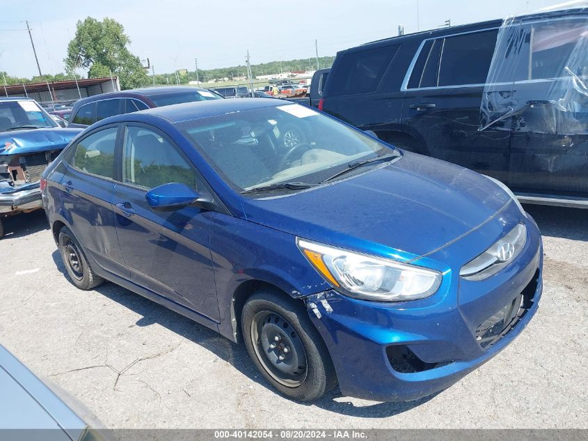 2015 Hyundai Accent Gls VIN: KMHCT4AE8FU916993 Lot: 40142054