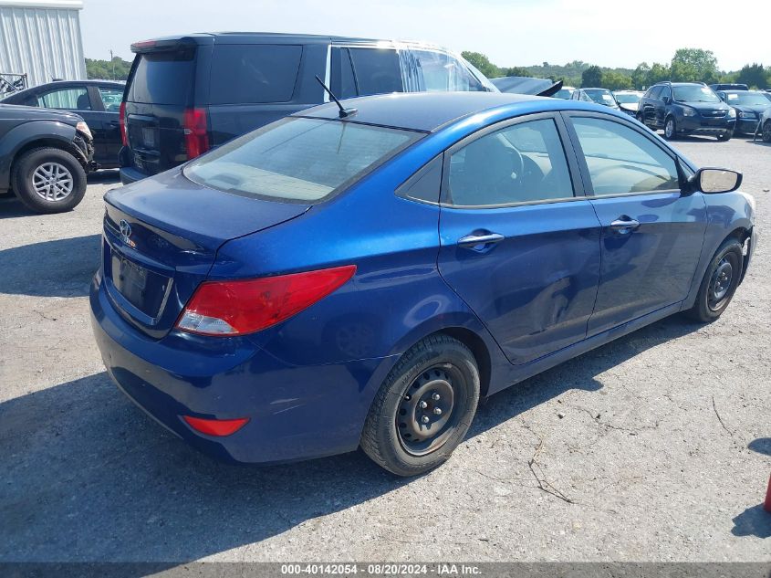 2015 Hyundai Accent Gls VIN: KMHCT4AE8FU916993 Lot: 40142054