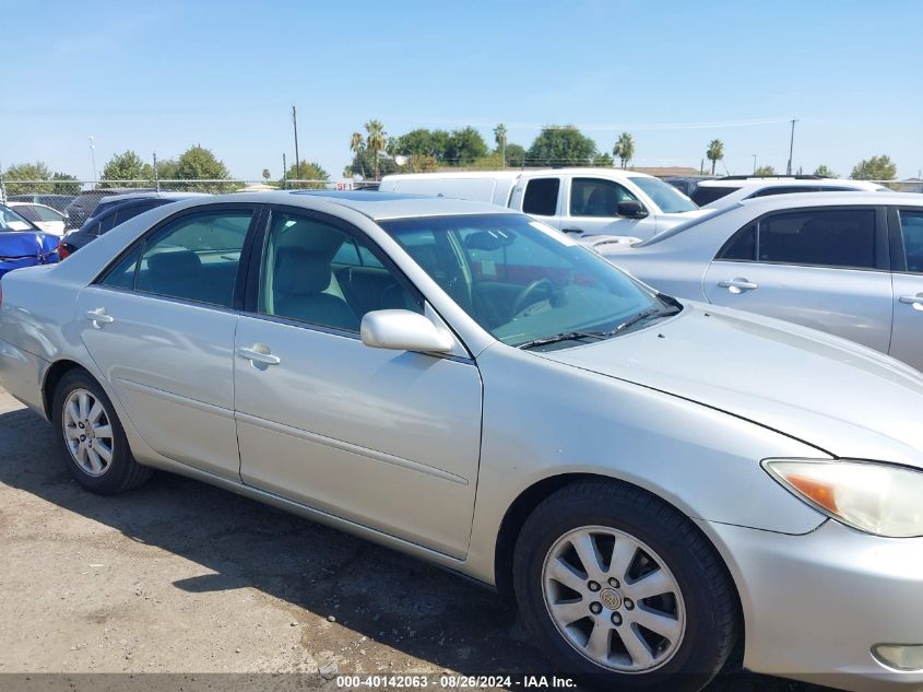 2003 Toyota Camry Xle V6 VIN: 4T1BF30K43U050323 Lot: 40142063