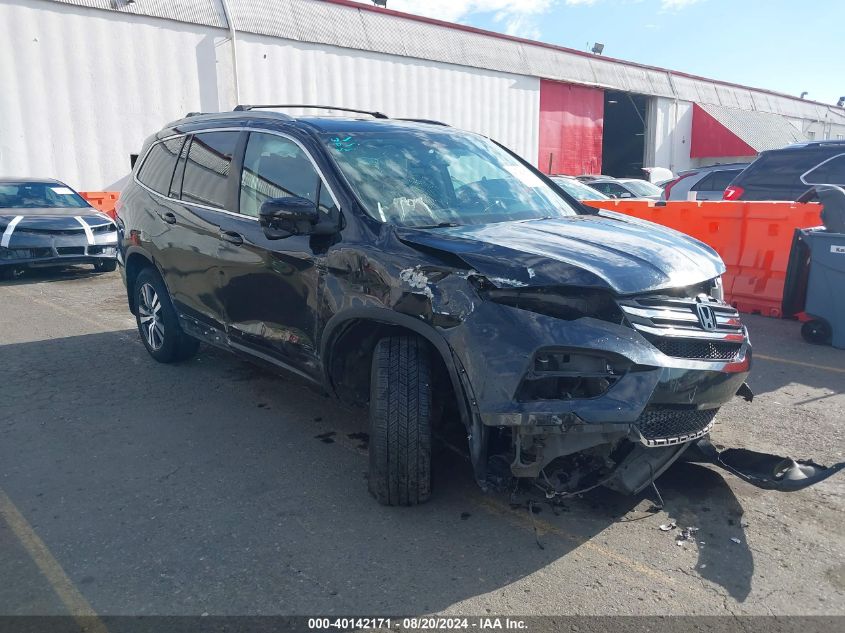 2016 Honda Pilot Ex-L VIN: 5FNYF6H89GB044475 Lot: 40142171