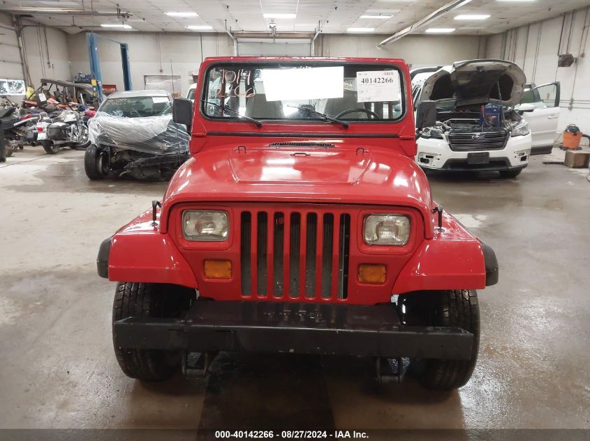 1994 Jeep Wrangler / Yj S VIN: 1J4FY19P7RP456567 Lot: 40142266