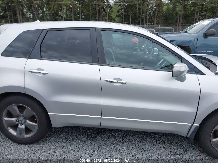 2007 Acura Rdx VIN: 5J8TB18297A002595 Lot: 40142272