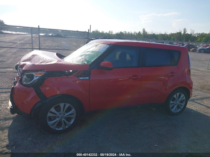 2016 Kia Soul + VIN: KNDJP3A57G7872916 Lot: 40142332