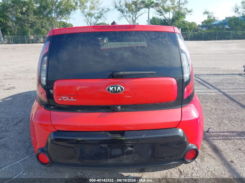 2016 Kia Soul + VIN: KNDJP3A57G7872916 Lot: 40142332