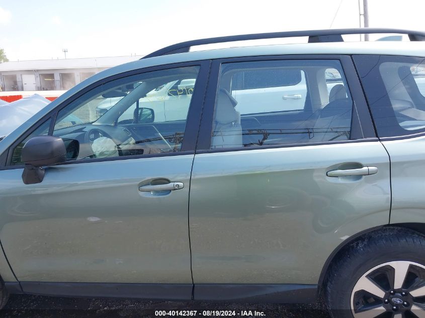 2018 Subaru Forester 2.5I VIN: JF2SJABC9JH460295 Lot: 40142367