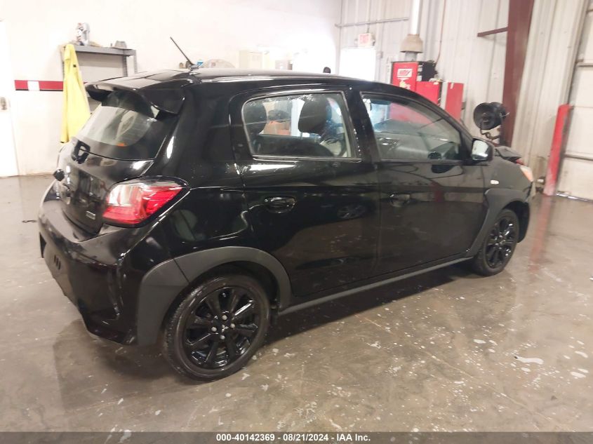 2023 Mitsubishi Mirage Se/Black Edition/Ralliart VIN: ML32AWHJ2PH001056 Lot: 40142369