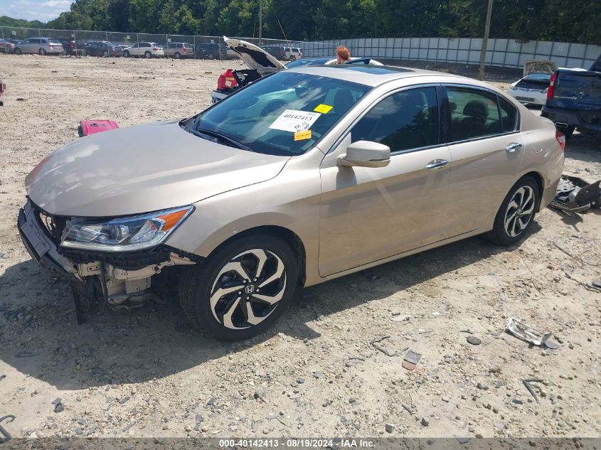 2016 Honda Accord Ex-L V-6 VIN: 1HGCR3F80GA020305 Lot: 40142413