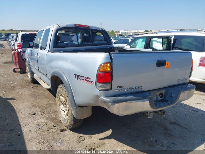 2000 Toyota Tundra Access Cab/Access Cab Sr5 VIN: 5TBBT4413YS031416 Lot: 40142415