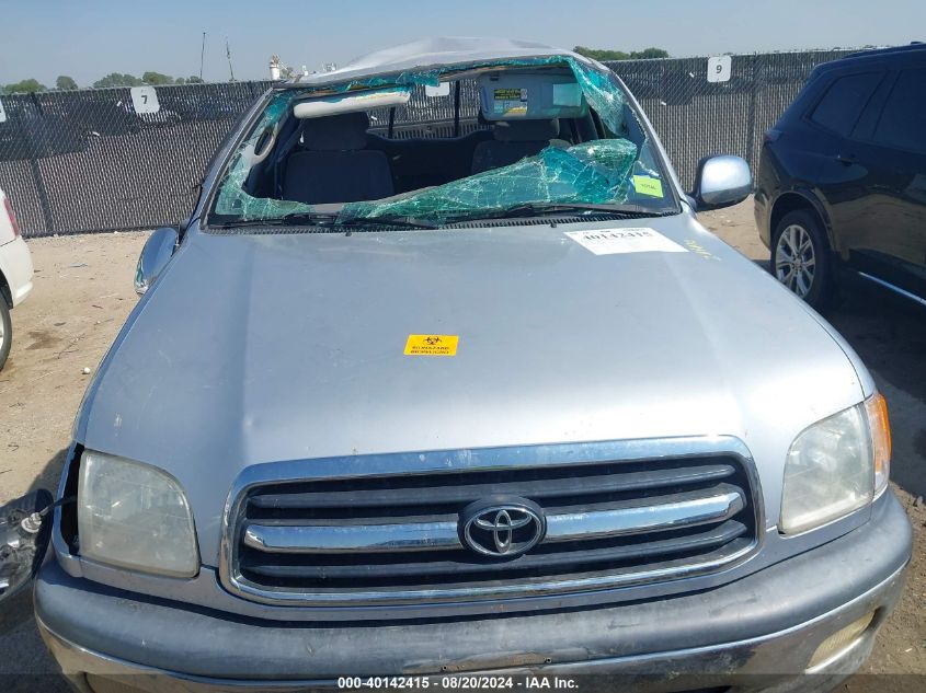 2000 Toyota Tundra Access Cab/Access Cab Sr5 VIN: 5TBBT4413YS031416 Lot: 40142415