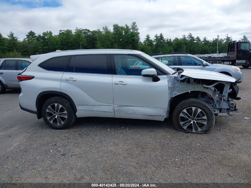 2022 Toyota Highlander Xle VIN: 5TDGZRBH2NS178976 Lot: 40142425