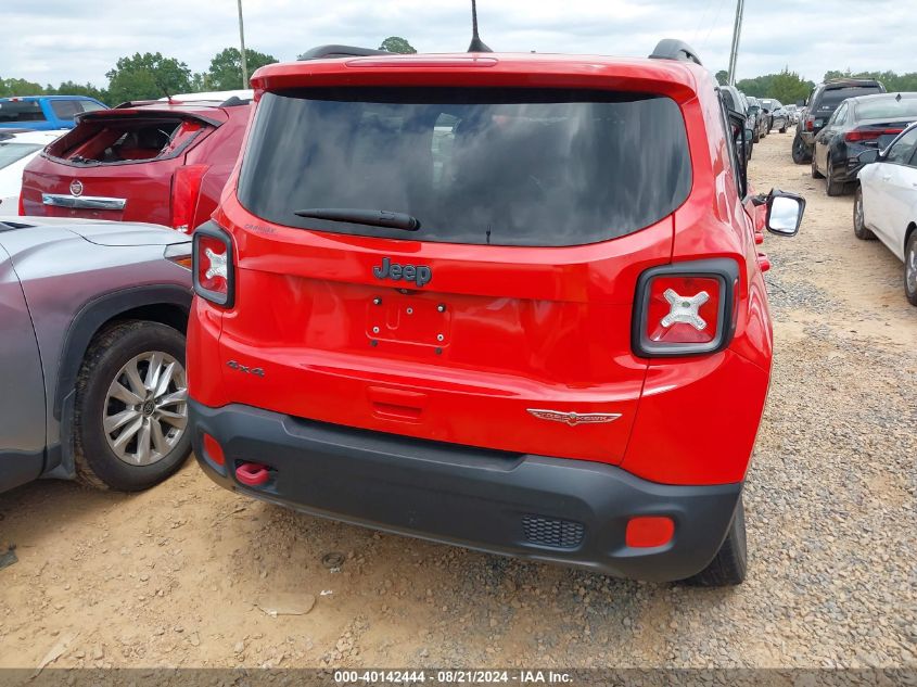 2018 Jeep Renegade Trailhawk 4X4 VIN: ZACCJBCB9JPH45554 Lot: 40142444