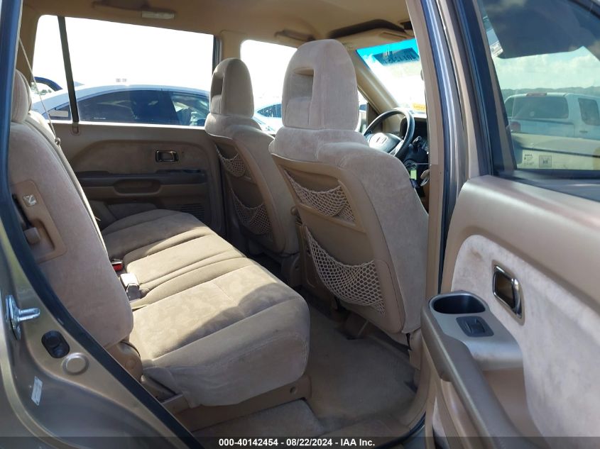 2005 Honda Pilot Ex VIN: 2HKYF18475H536047 Lot: 40142454