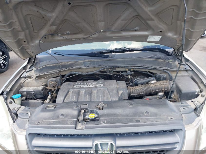 2005 Honda Pilot Ex VIN: 2HKYF18475H536047 Lot: 40142454