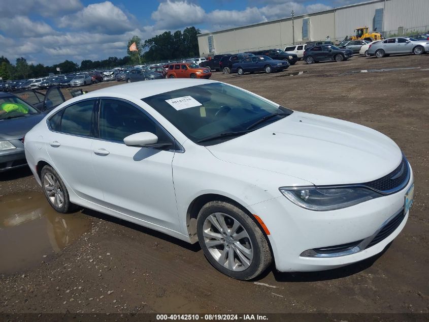 2015 Chrysler 200 Limited VIN: 1C3CCCAB1FN535151 Lot: 40142510