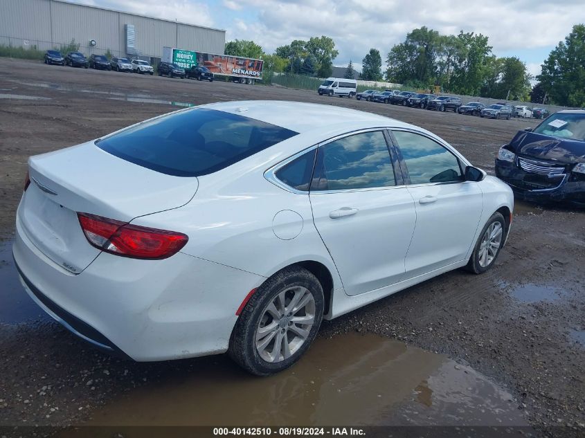 2015 Chrysler 200 Limited VIN: 1C3CCCAB1FN535151 Lot: 40142510