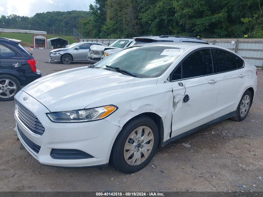 2014 Ford Fusion S VIN: 1FA6P0G76E5373049 Lot: 40142518