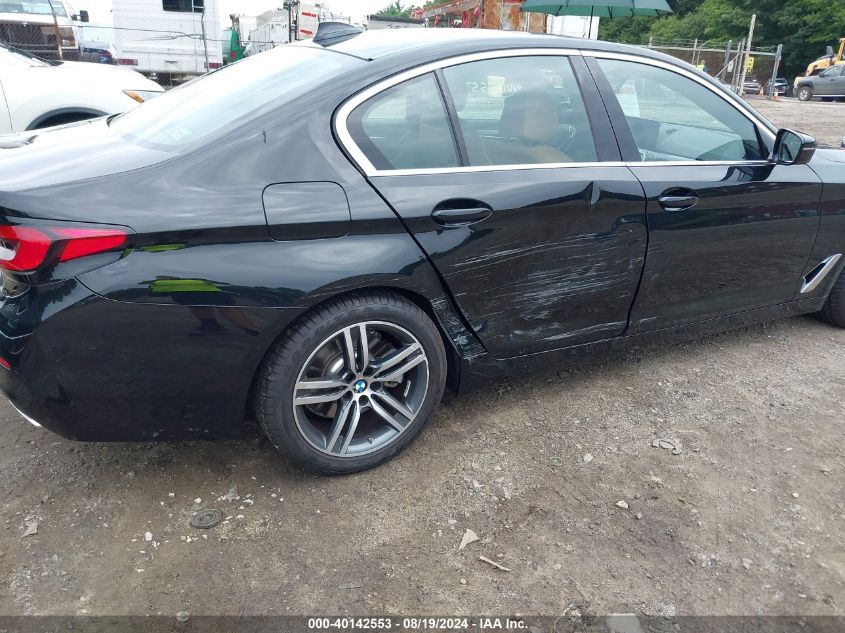 2021 BMW 530I xDrive VIN: WBA13BJ0XMWX02543 Lot: 40142553