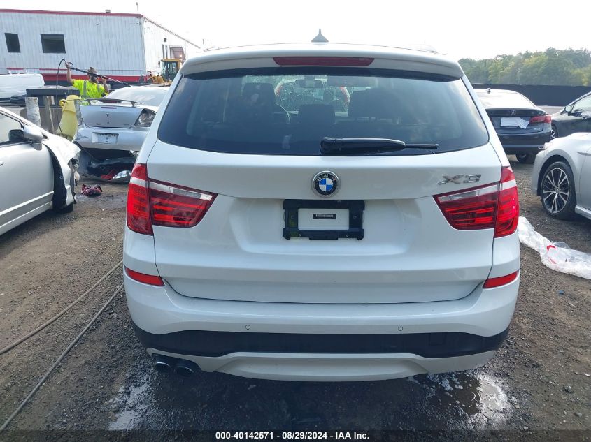 2017 BMW X3 xDrive28I VIN: 5UXWX9C34H0W69222 Lot: 40142571