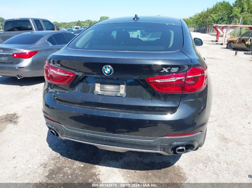 2016 BMW X6 xDrive35I VIN: 5UXKU2C52G0N82465 Lot: 40142575