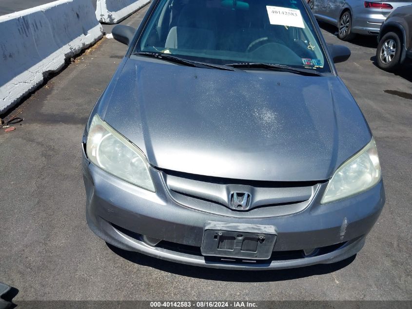 2004 Honda Civic Lx VIN: 2HGES16594H615528 Lot: 40142583