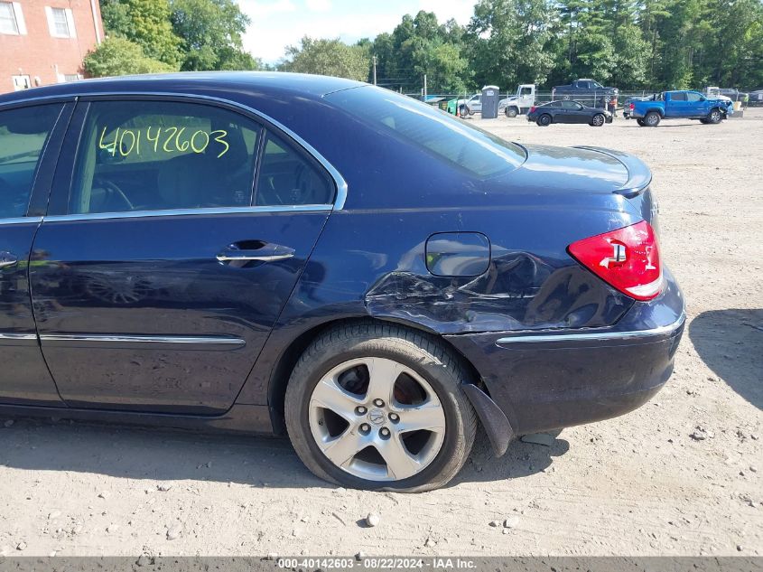 2008 Acura Rl 3.5 VIN: JH4KB16678C004687 Lot: 40142603