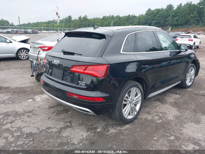 2018 Audi Q5 2.0T Premium/2.0T Tech Premium VIN: WA1BNAFY9J2226910 Lot: 40142648