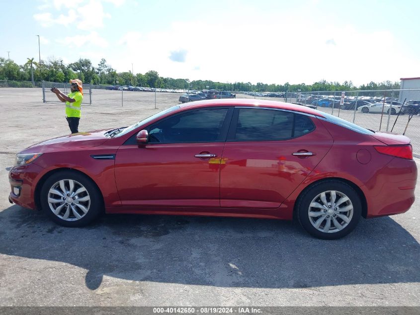 2014 Kia Optima Ex VIN: 5XXGN4A71EG320033 Lot: 40142650