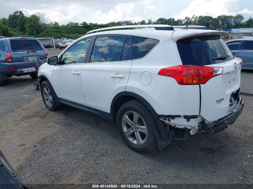 2015 Toyota Rav4 Xle VIN: JTMRFREV5FD116293 Lot: 40142665