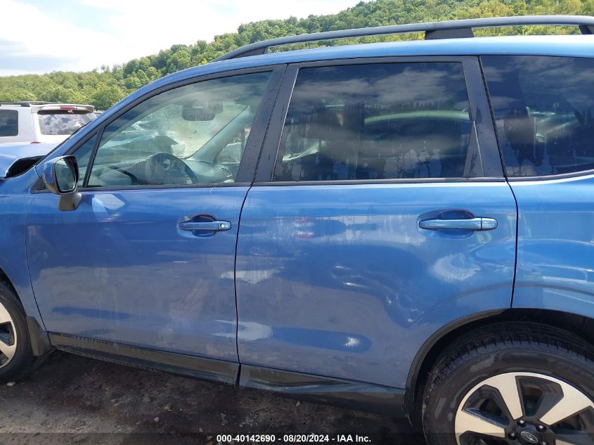 2017 Subaru Forester 2.5I Premium VIN: JF2SJAEC8HH567666 Lot: 40142690