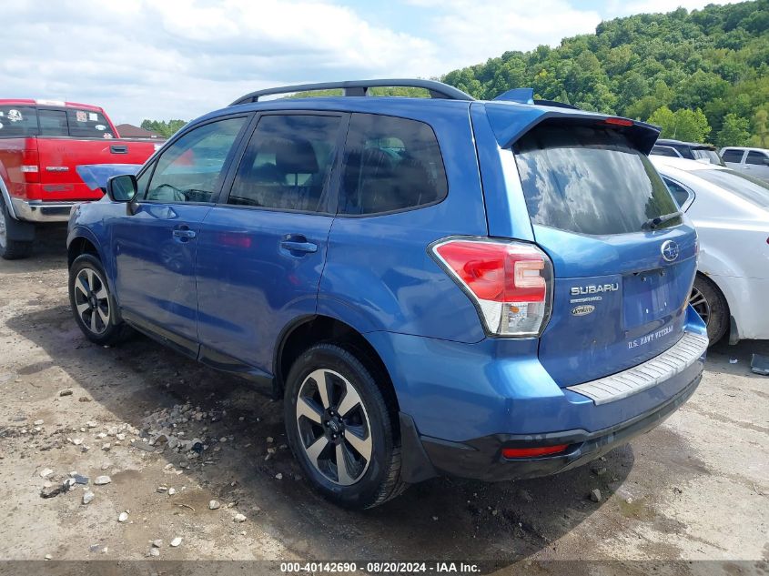 2017 Subaru Forester 2.5I Premium VIN: JF2SJAEC8HH567666 Lot: 40142690