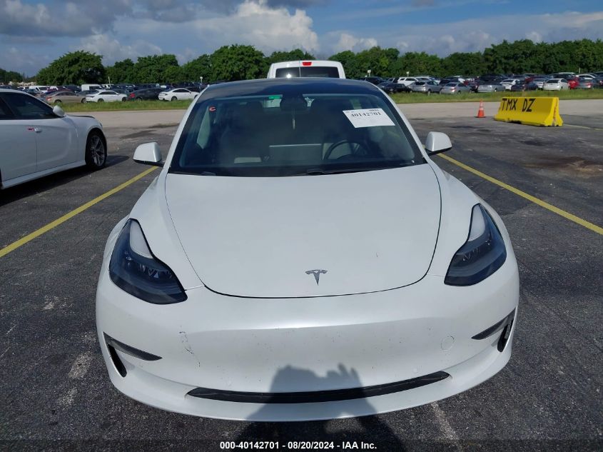 2021 Tesla Model 3 VIN: 5YJ3E1EA5MF987109 Lot: 40142701