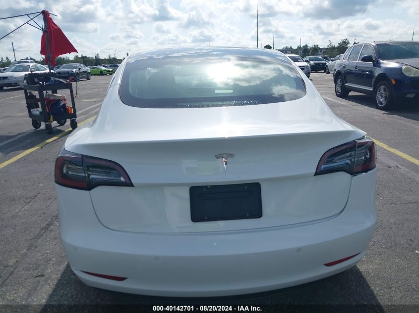 2021 Tesla Model 3 VIN: 5YJ3E1EA5MF987109 Lot: 40142701