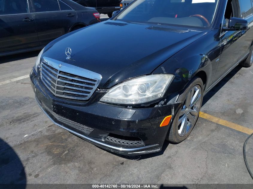 2012 Mercedes-Benz S 550 4Matic VIN: WDDNG9EBXCA447441 Lot: 40142760