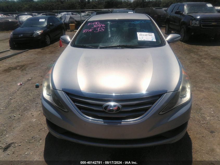 2014 Hyundai Sonata Gls VIN: 5NPEB4AC6EH933086 Lot: 40782682