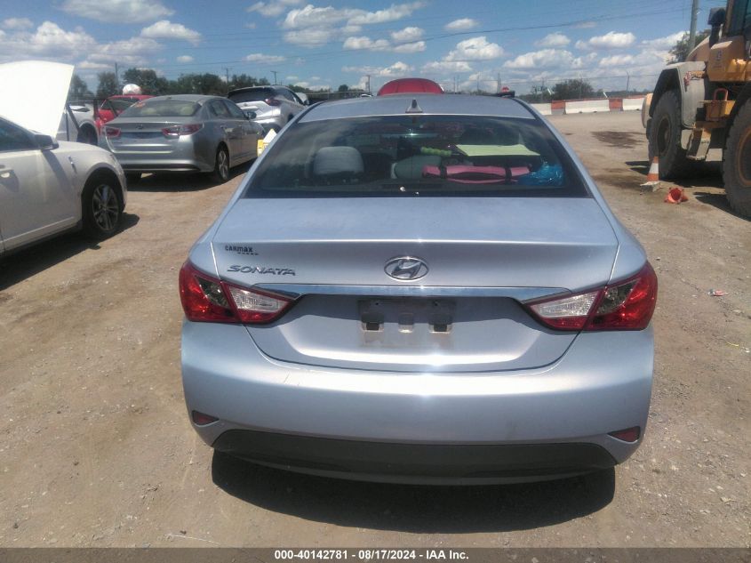 2014 Hyundai Sonata Gls VIN: 5NPEB4AC6EH933086 Lot: 40782682