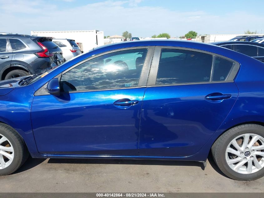 2013 Mazda Mazda3 I Touring VIN: JM1BL1VP6D1814021 Lot: 40142864